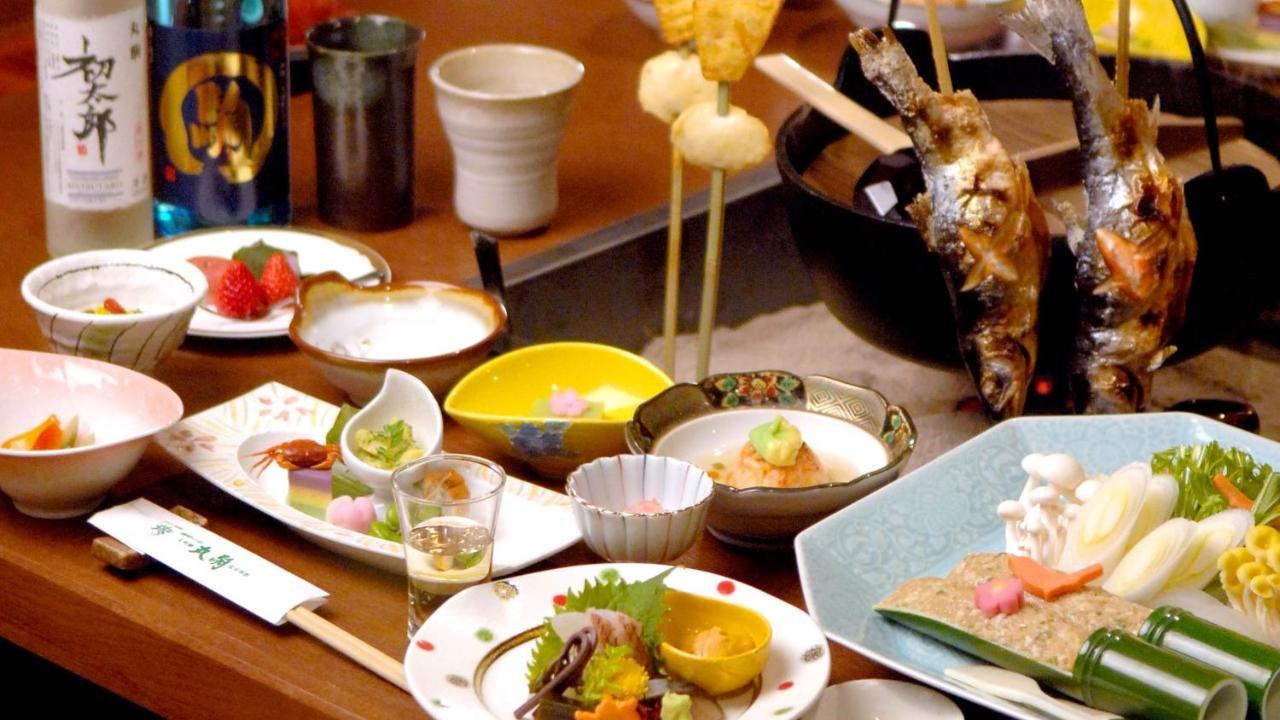 Marukoma Onsen Ryokan Титосе Экстерьер фото